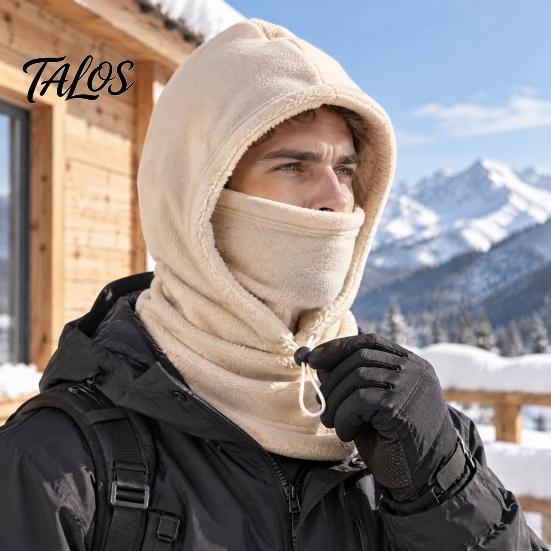 Windproof Ski Mask for Men And Women Unisex Winter Balaclava with Drawstring, Fleece Lined Hood Mask, Face Gear Camping Cover Neck Warmer Women,
