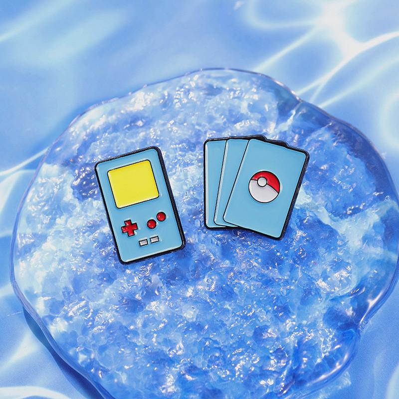 Unique Anime Game Machine Cartoon Character Alloy Brooch With Decorative Enamel Finish For Personal Accessories