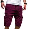 Men's Summer Casual Multi-Pocket Workwear Shorts Set