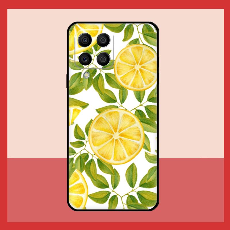 Fruit Lemon Case For Samsung Galaxy M11 M31 M14 M34 M54 M12 M32 M52 M15 M13 M06 M16 M36 M56 M53 M35 M55
