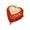 Zinc Zinc Zinc Alloy Retro Jewelry Container European Style Trinket Case Fashion Heart Jewelry Box  Gifts