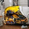 1pc Bumblebee1 Blanket, Gift, for Men and Women, Soft Blanket, Good for Sofa Bed Couch Travel, Lightweight Flannel Blanket