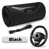 Hand-stitched Steering Wheel Cover Carbon Fiber Fashion Sports Car Wheel Cover Non-slip Leather Braid for Steering Wheel