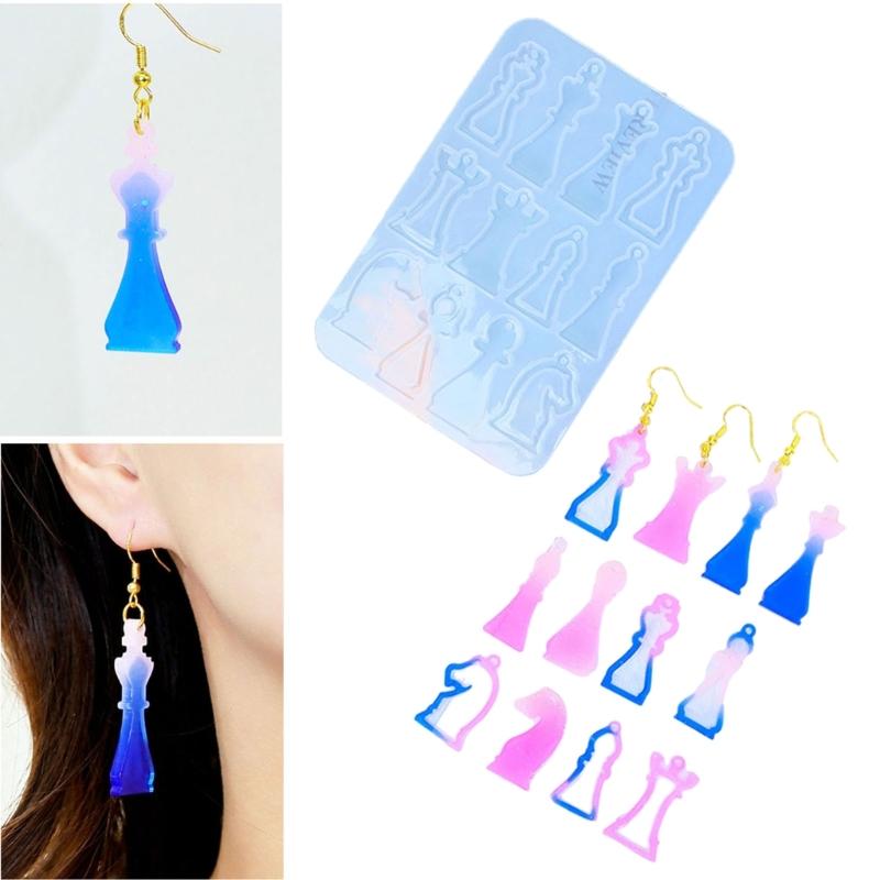Versatile Silicone Molds DIY Jewelry Making Moulds Fashion Accessories Mould Resin Casting Mold Earrings Pendant Molds