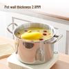 ZISIZ 20cm Multi-Purpose Deep Stew/Soup Pot with Lid