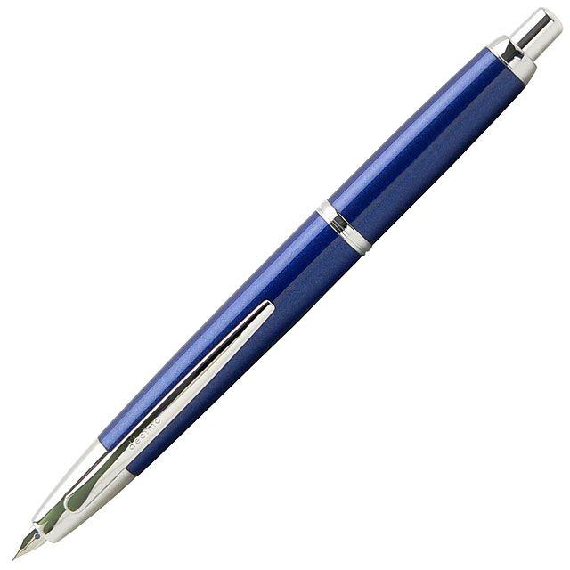 Pilot CAPLESS DECIMO Fountain Pen Dark Blue Mica Fine Nib FCT-15SR-DL-F with Converter