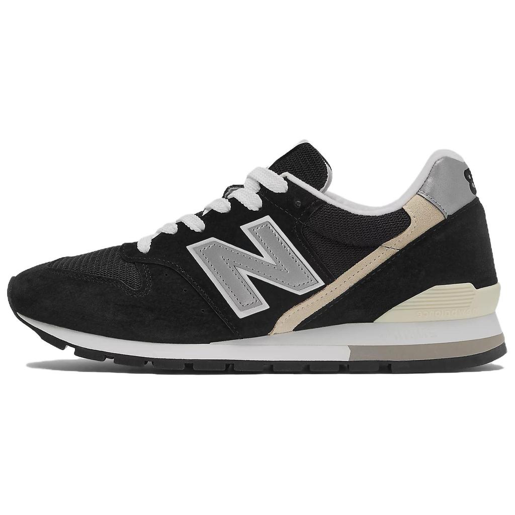 New Balance Nb 996 Comfortable Low Top Casual Running Shoes Unisex sneaker Black Silver U996BL