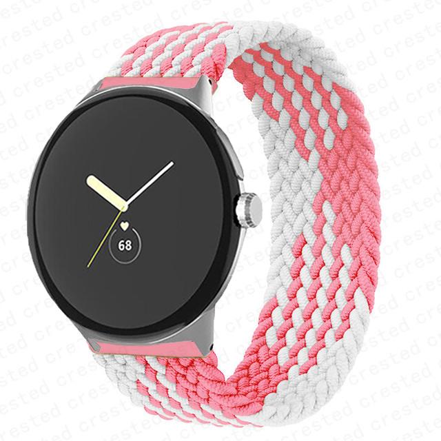 Solo Loop intrecciato per cinturino Google Pixel Watch Accessori Smartwatch Cinturino in nylon elastico Braccialetto correa Pixel Watch Banda Active