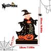 Light Up Haunted House Halloween Themed Table Topper Wooden Spooky Tabletop Light Battery Operated Ghost House Decoration