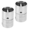 2pcs Drop In Swivel Rod Holder Adapter 304 Stainless Steel 360 Degree Fishing Pole Converter for 1‑9 16in Rod Holder