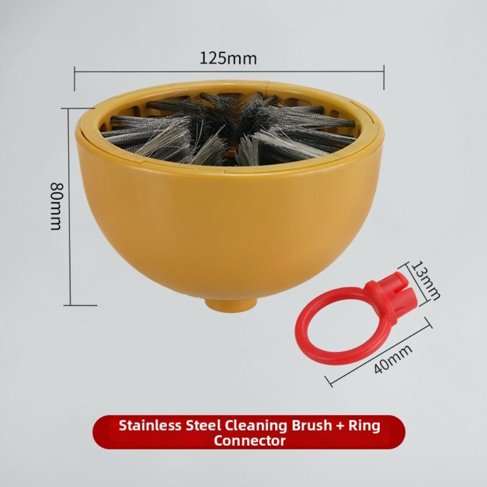 

Electric Circular Cleaning Brush with 4 Inch Nylon Head and Steel Wire Rod for Quick Dirt Removal Suitable for Drill Bits China Mainland