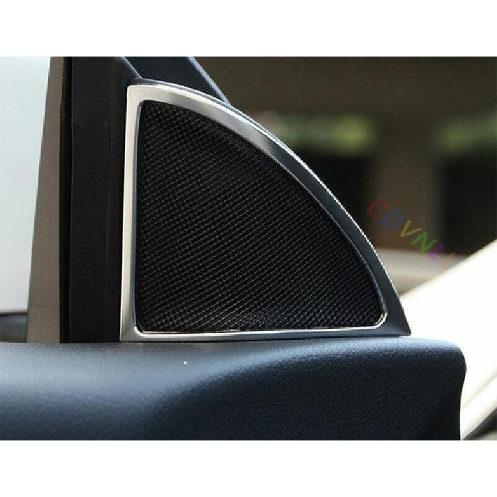 A Pillar Horn Frame Cover Decor 2PCS Fit For Benz GLA CLA 2013-2019 ABS Silver