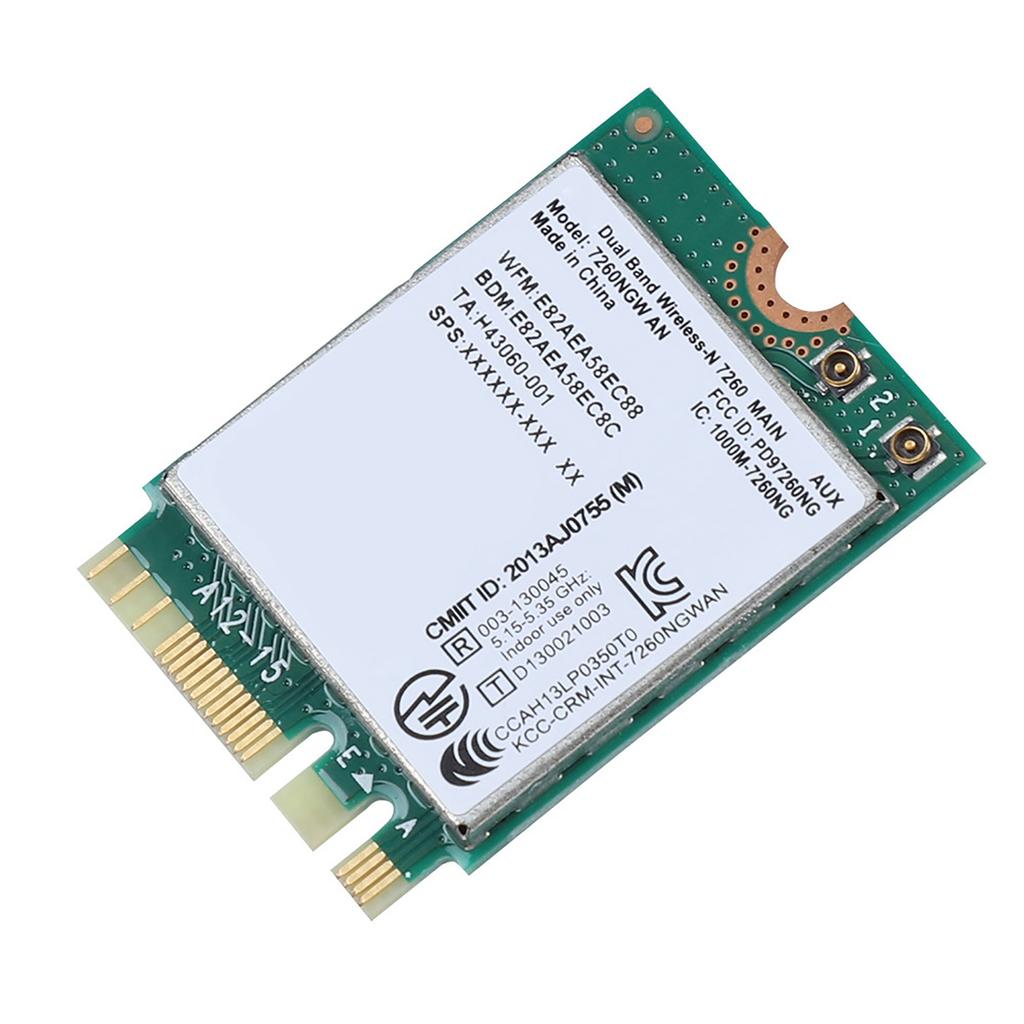 For Intel 7260NGW AN Wireless WIFI Card 2.4G 5G Bluetooth 4.0 Network Card