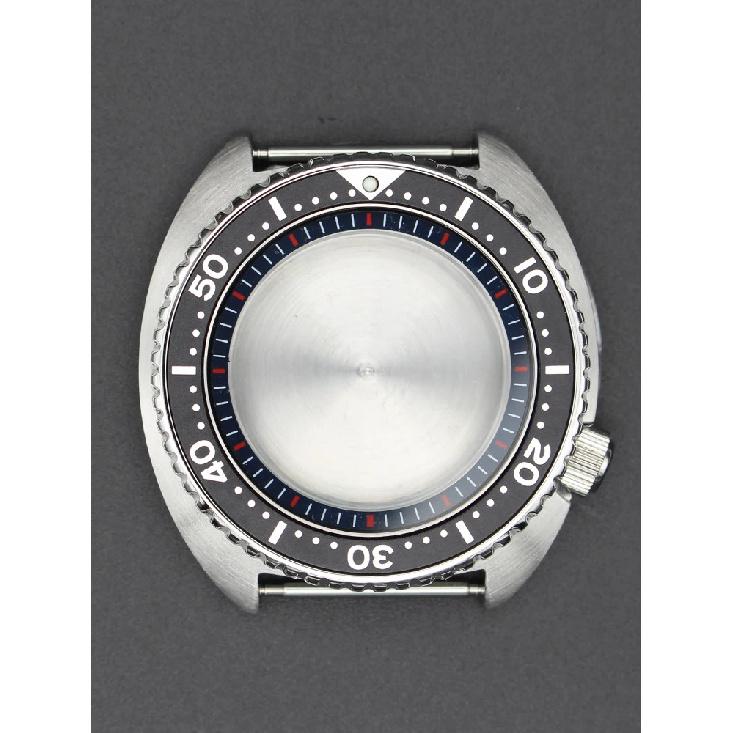 45mm Diving Watch Case 316L Stainless Steel For Turtle Abalone Seiko NH35 NH36 NH38 NH34 Movement 28.5mm Dial Sapphire 120clicks