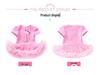 Summer Princess Short-Sleeved Dress for Baby Girls, Infant Birthday Outfit, 0-2 Years
