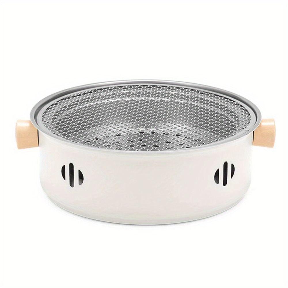 Compact Size Tabletop BBQ Grill Stainless Steel Charcoal Grill Stove  Camping BBQ