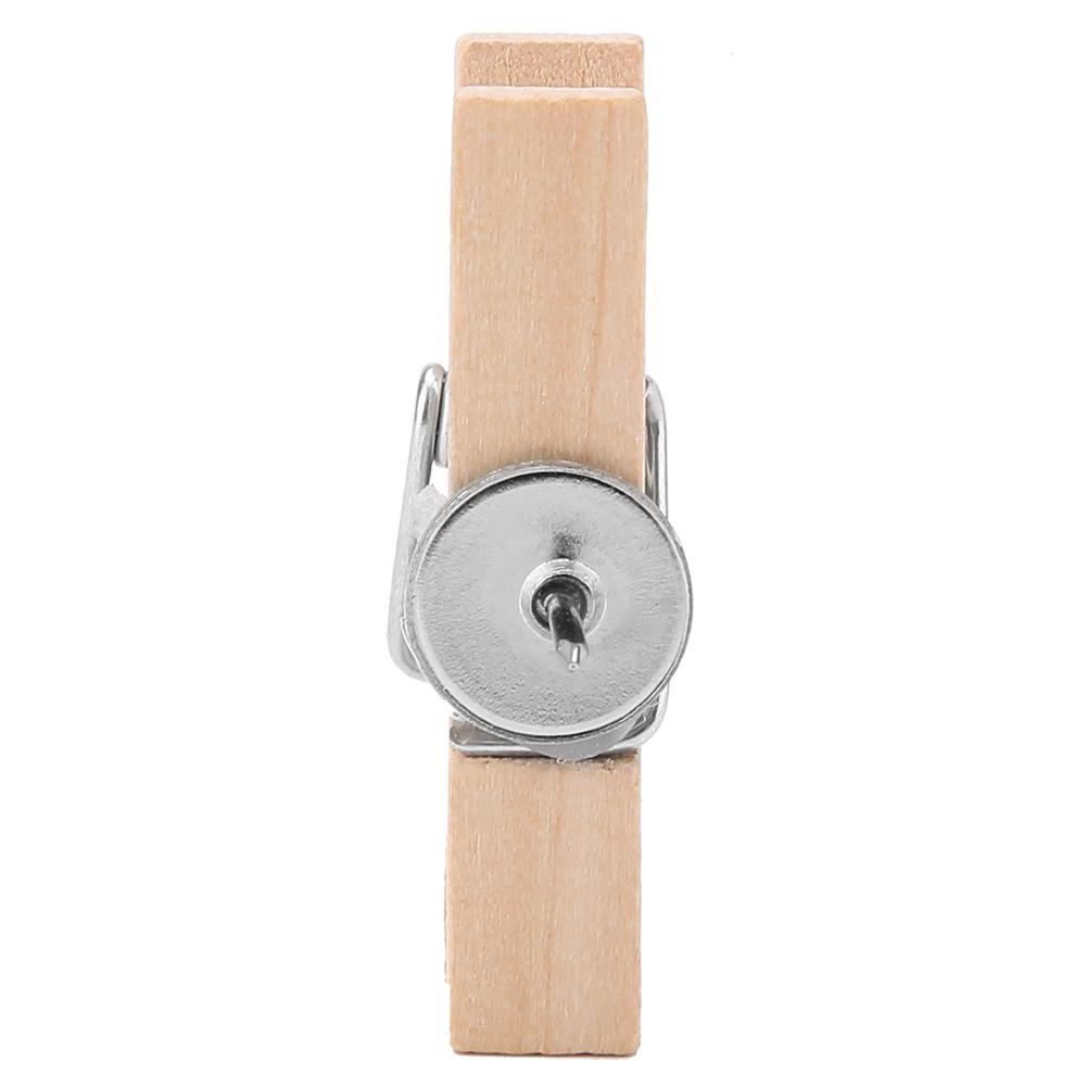 50pcs Wooden Pegs, Wooden Laundry Pegs Clothes Pegs Wooden Pegs Wooden Photo Clips for Hanging Photos Artworks Wall Writing Decor
