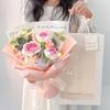 Artificial Flowers Crochet Bouquet Handmade Sunflower Daisy Rose Bouquet Eternal Flower Valentines Day Mothers Day Birthday Gift