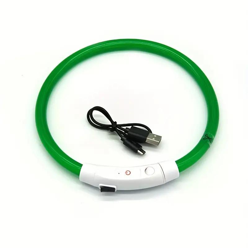 Obroża dla psa LED Luminous USB Obroża dla kota i psa 3 tryby Światło LED Świecące Zapobieganie Utracie Obroża LED Dla Psów Akcesoria Dla Zwierząt Domowych