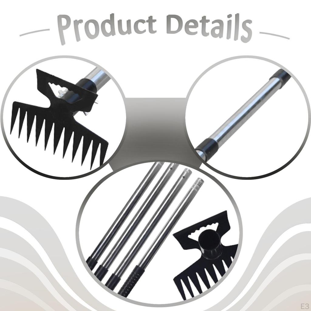 Weed Puller Tool Garden Hoe Manual Versatile Ergonomic Grip Remover Gardening Hand for