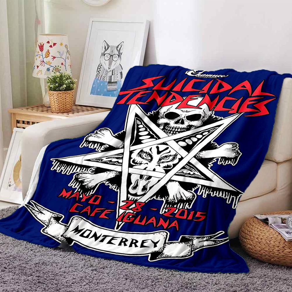 

1pc dragon guitarThemed Blanket - Soft Flannel All-Season Cozy Throw with Bold Graphic Print, or Holiday Gift 174 80cmx120cm(31inx47in)