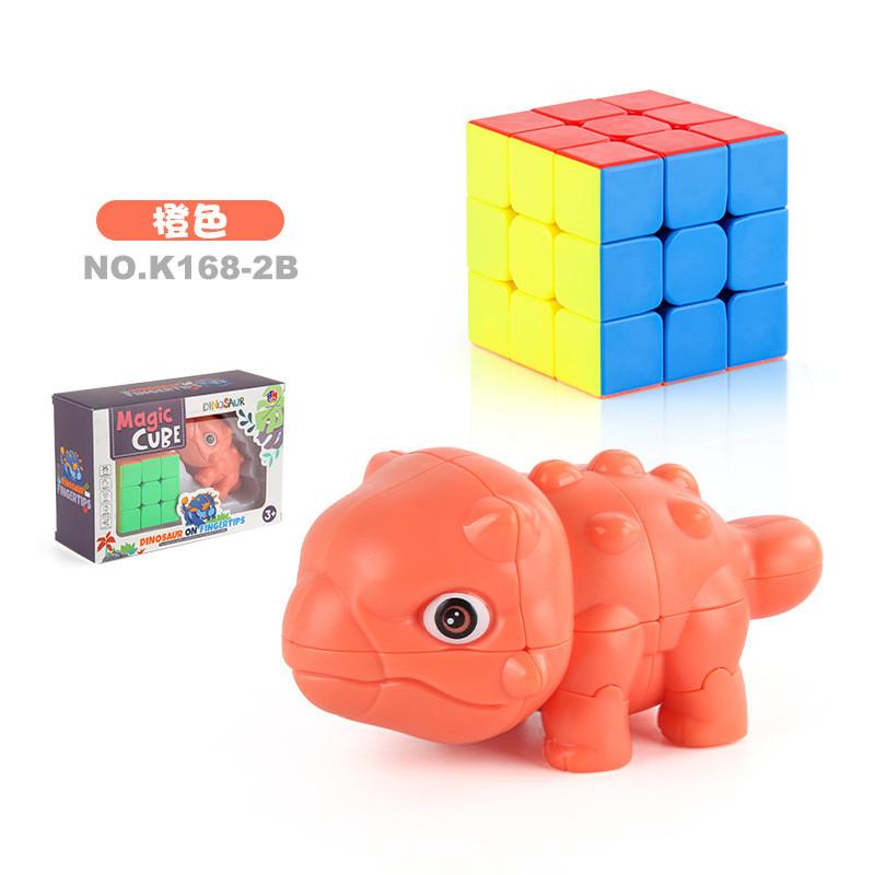 Educational And Entertaining Children's 2 In 1 Dinosaur Puzzle Cube Set For Brain Development