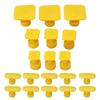 New Practical Repairing Car Body Glue Tabs Dent Removal Tools Yellow Dent Repair Kits Pulling Tabs Car Dent Repair