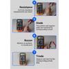 XL830L Handheld Digital Multimeter LCD Backlight Portable AC/DC Ammeter Voltmeter Ohm Voltage Tester Meter Multimetro