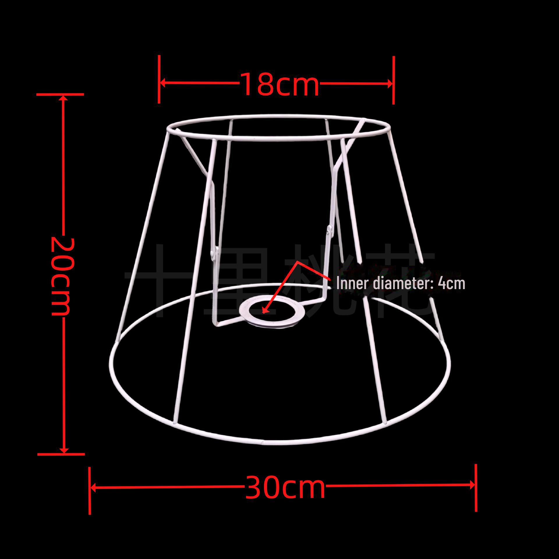 

Плетений вручну мотузковий арт каркас для абажура DIY: Кругла та квадратна залізна фурнітура для настільних ламп
