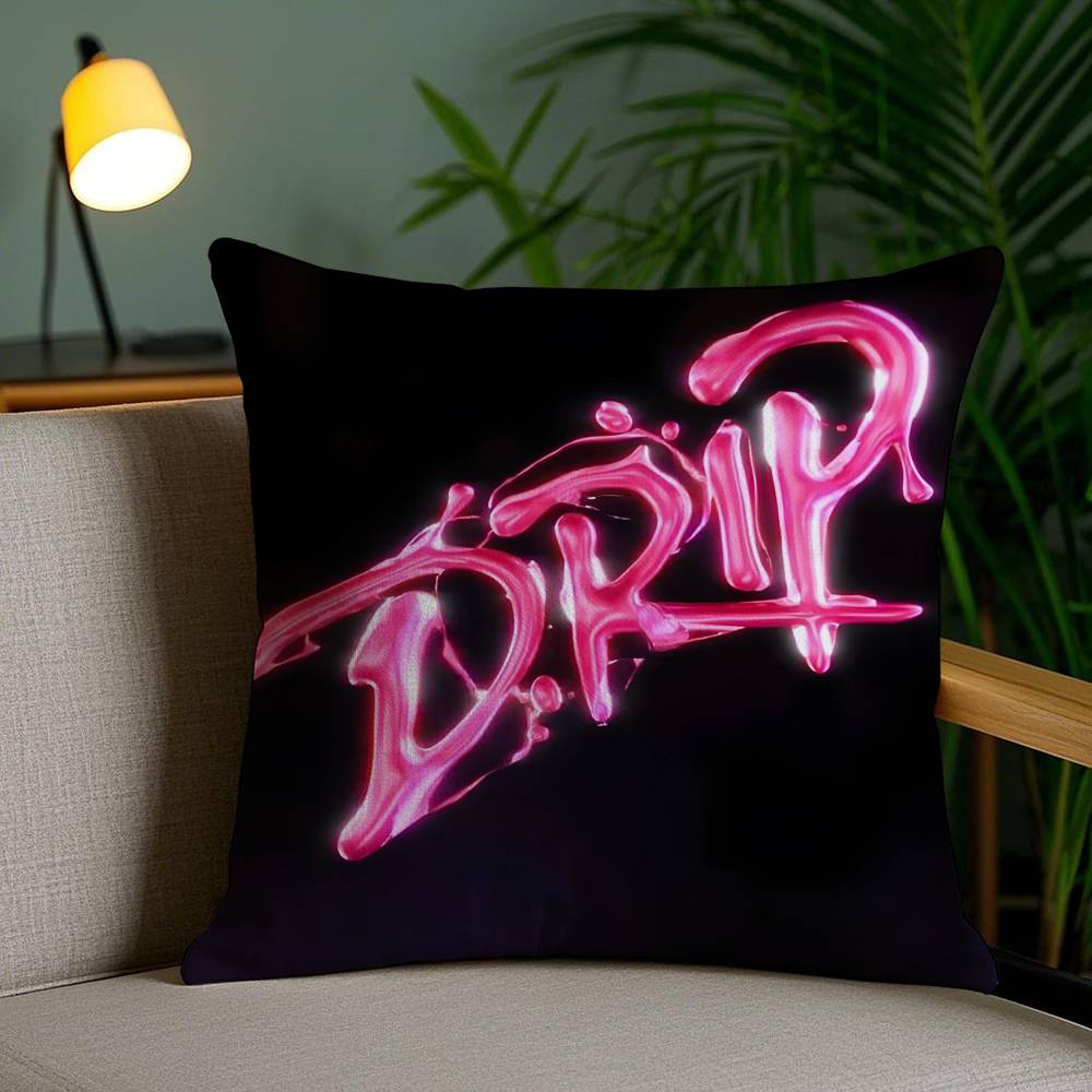 Music Album DRIP B-BabyMonster-MT Cushions Pillow Case Sofa And Living Room Decorative Cushion Covers Dust-proof And Mite-proof