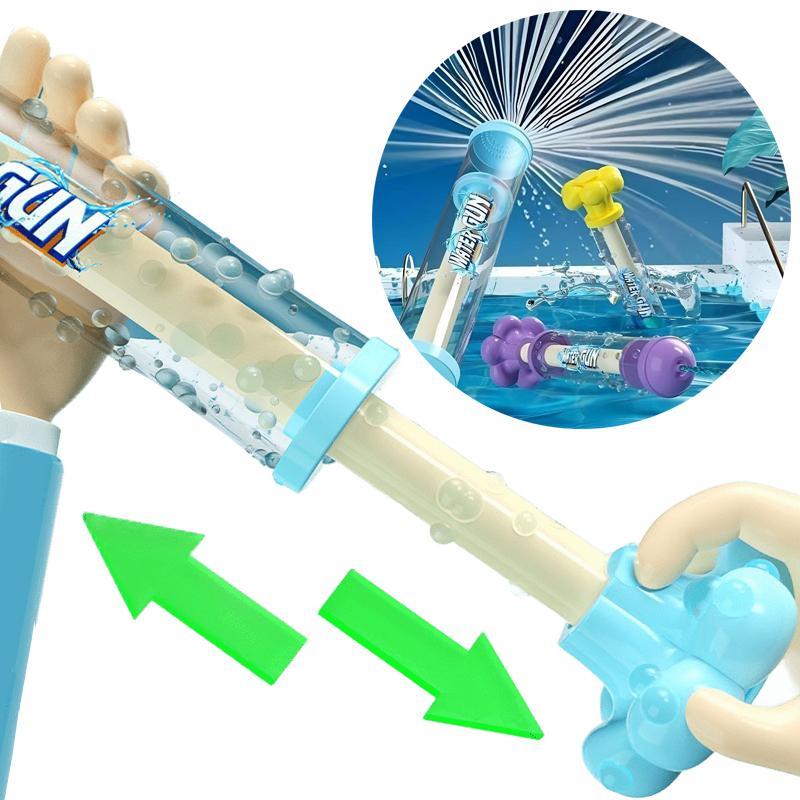 1 buc. Artificii Pistol cu Apă cu Tragere înapoi Jocuri de Stropit în Aer Liber Petrecere la Piscină Parc Acvatic Plajă Jucării de Pulverizare cu Apă Portabile de Vară ZYF