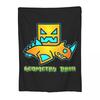 Coperta Geometry Dash per Videogioco Morbida Calda Coperta Plaid in Flanella Peluche per Letto Soggiorno Picnic Viaggio Divano di Casa