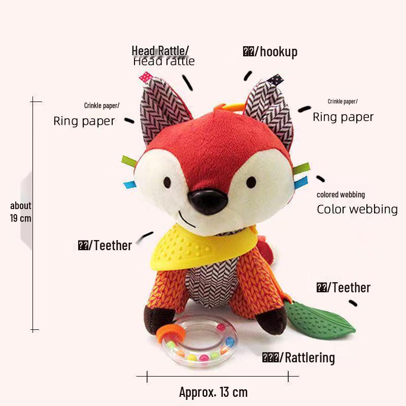 Washable Plush Cartoon Animal Dolls - Seven Styles for Children