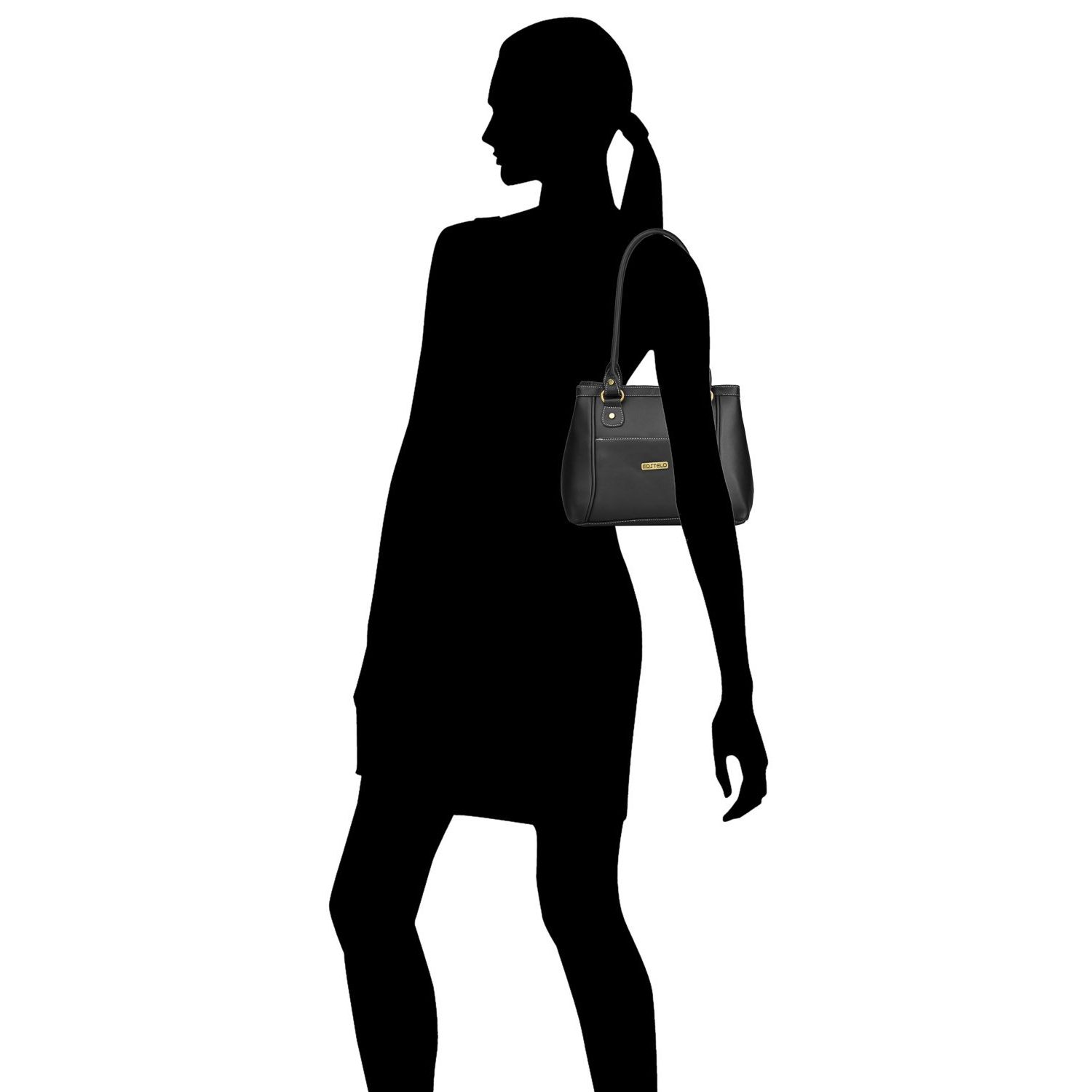 Женская сумка Hynes из искусственной кожи 12 x 9 x 4 in синий — фото 7