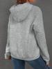 Damen Übergröße Herbst/Winter Casual 3D Buchstaben Jacquard Rundhals Pullover Sweatshirt