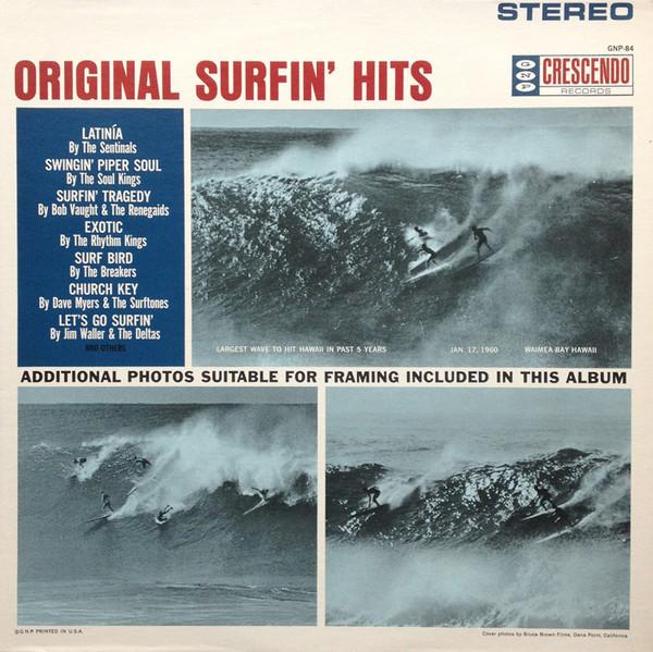LP Record VARIOUS Original Surfin Hits GNP84 GNP 1980 US Rock Used