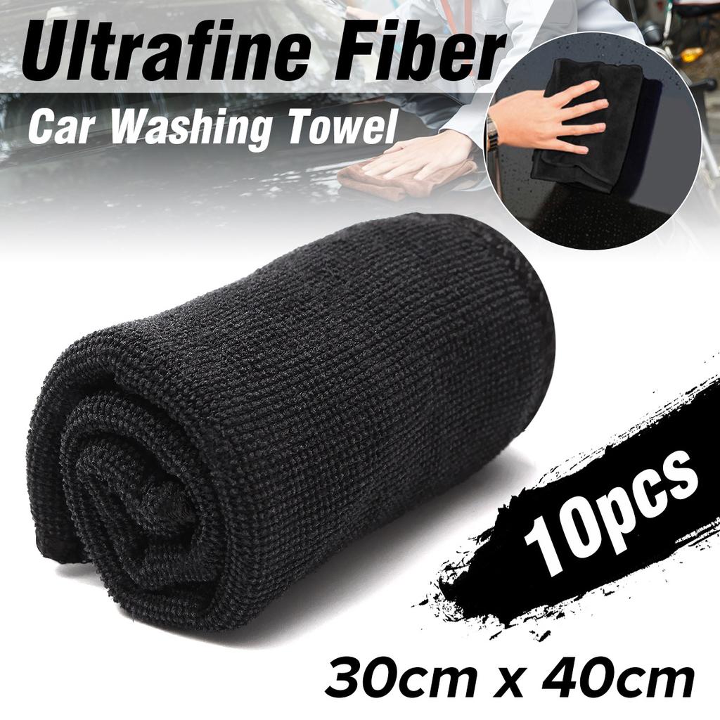 10Pcs 30cmx40cm Microfibers Wash Towel Auto Car Detailing Cleaning