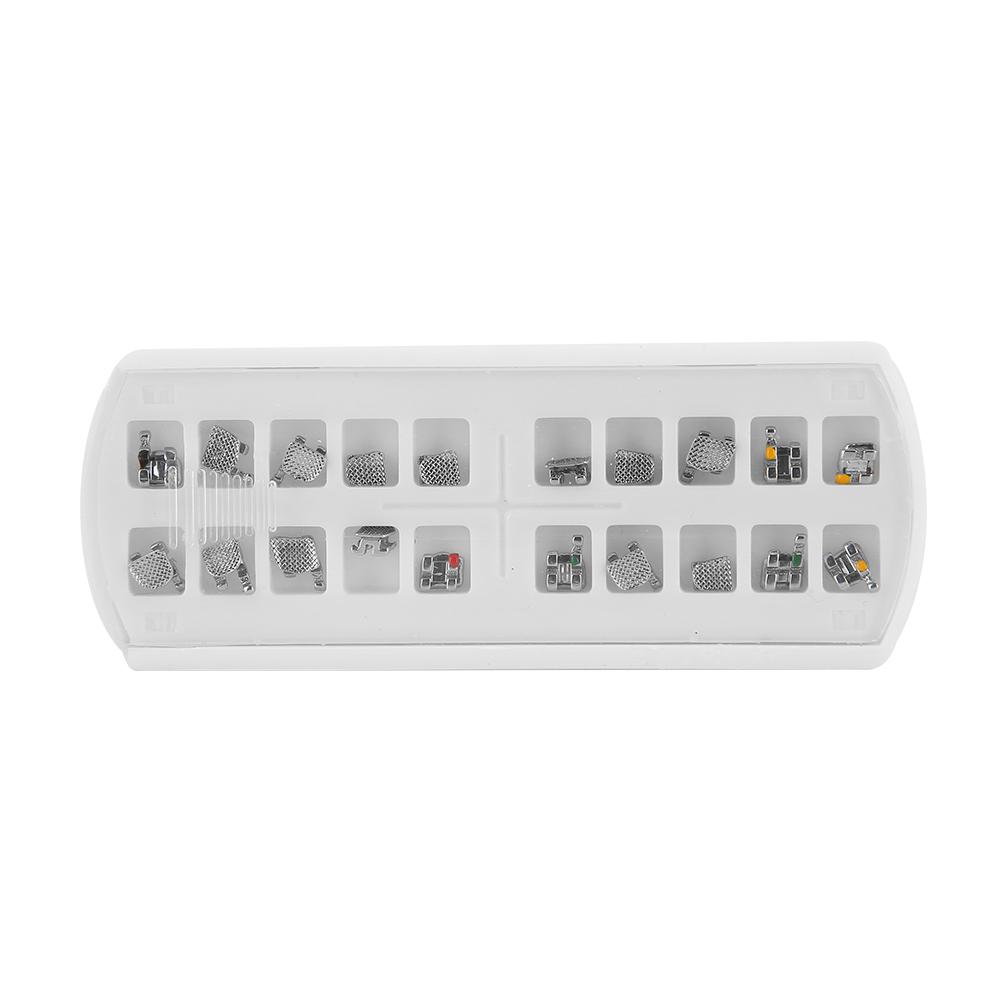 

Dental Orthodontic Metal Brackets Braces MINI 0.022 3‑4‑5Hooks Dental Accessory