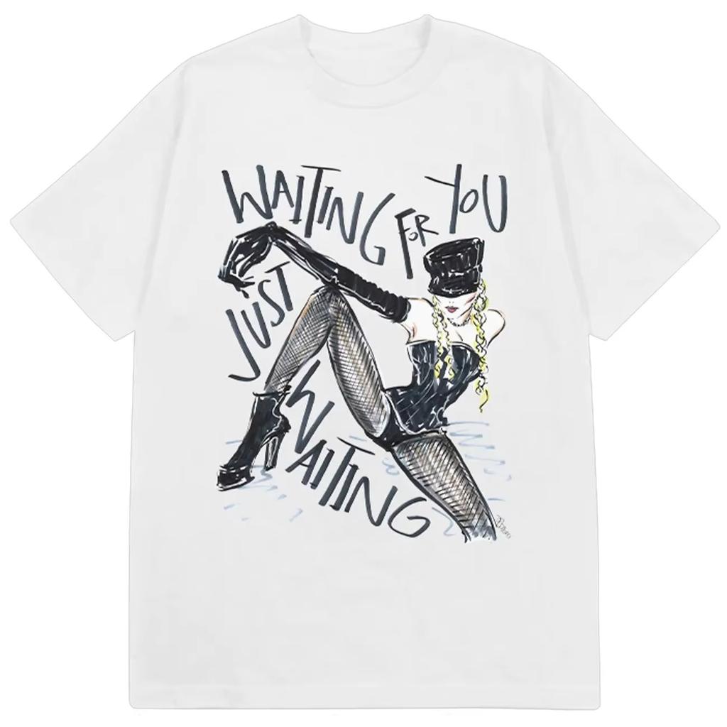 Singer Madonna Graphic 2026 Shirt Cotton Y2k Popular Unisexs Clothing Womens TShirt High Quality Summer New T Shirt Fans Gifts