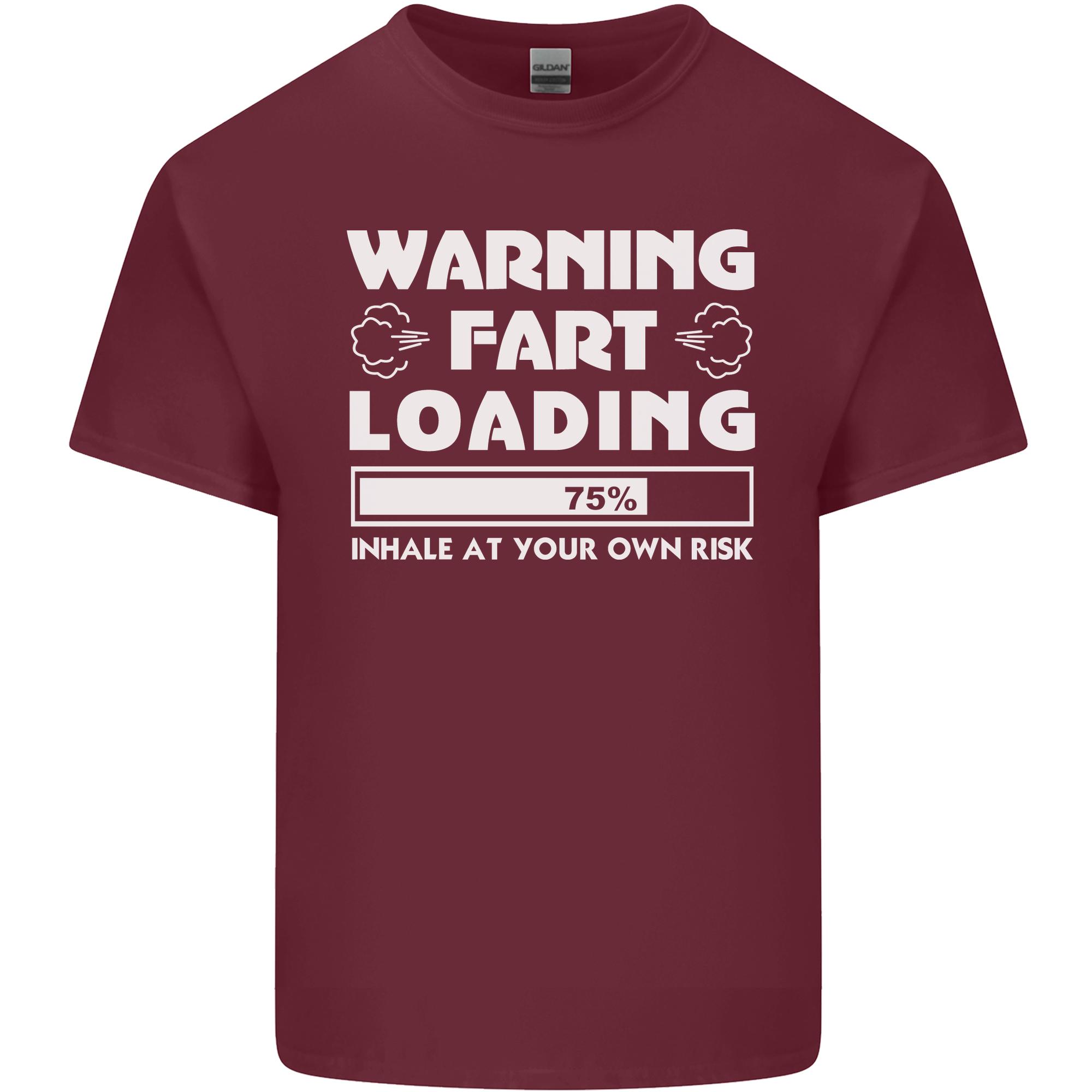 Warning Fart Loading Funny Farting Dad Unisexs Light Cotton TShirt S