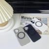 Lychee Pattern 360° Rotating Stand Magnetic Phone Case with Drop Protection for iPhone 17 Pro.