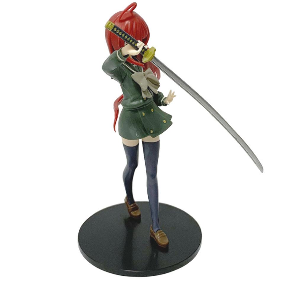 19CM Anime Shakugan Shana Punish Action Figures Model Collection Ornament Cartoon Toy Gift PVC no the crime Articulated Poseable Detailed Movable