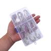 120 Stück Edelstahl Circle Hook Set Starke Offset Octopus Haken Für Sportfischerei Korrosionsbeständig Durchstechende Spitze