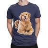 We love Golden Retriever Novelty 100 Cotton TShirt gloden retirever Tees Tops For Unisex