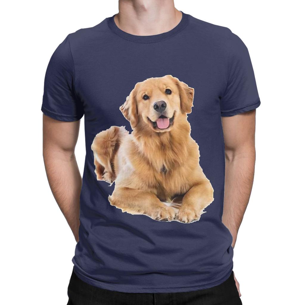 We love Golden Retriever Novelty 100 Cotton TShirt gloden retirever Tees Tops For Unisex