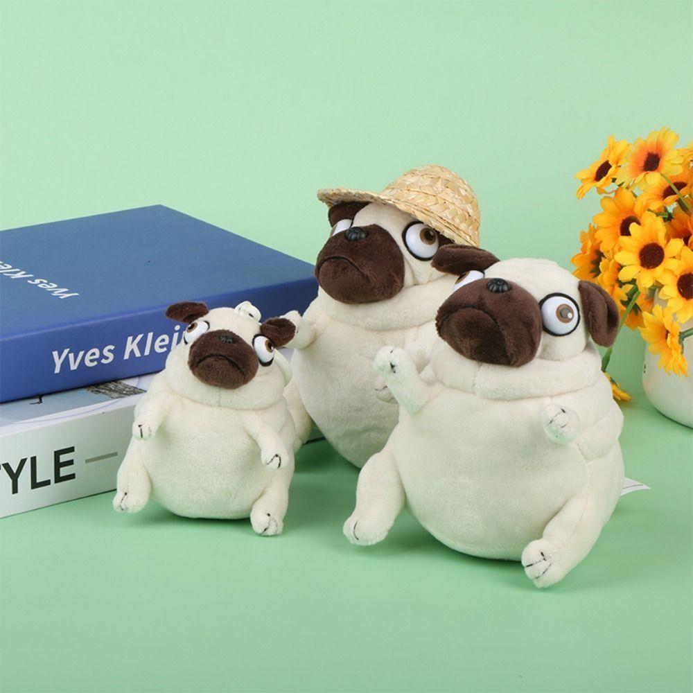 Decoration Accompany Toy Stuffed Toy Elf Fat Pug Plush Toys Pug Dog Plush Doll Pug Dog Plush Toy
