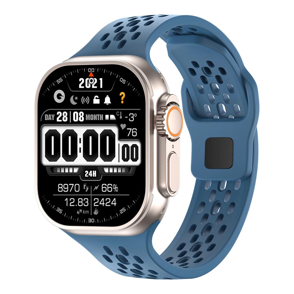 Silicone strap for Apple watch band 44mm 45m 41mm 42mm 40mm 44 45 mm ultra 49mm correa bracelet iwatch series10 9 7 8 6 5 se 4 3