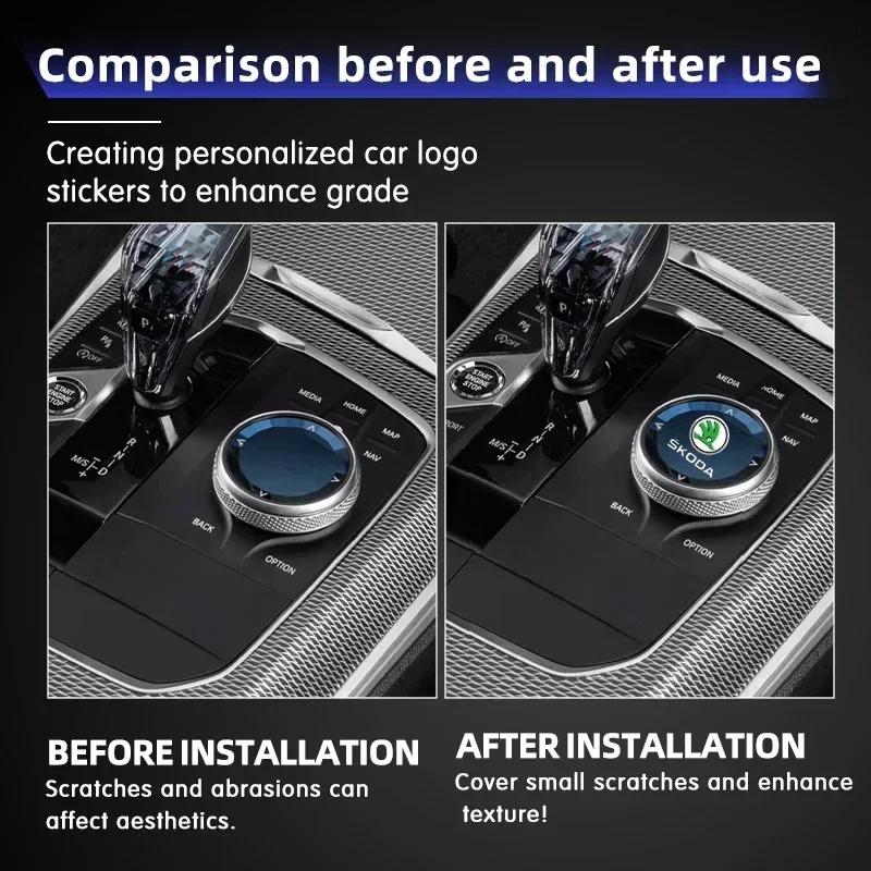 Window Lift Stickers Center Control Stickers Can Be Applied Randomly For Skoda Octavia Fabia Kamiq Kapoq Kodiaq Rapid Superb
