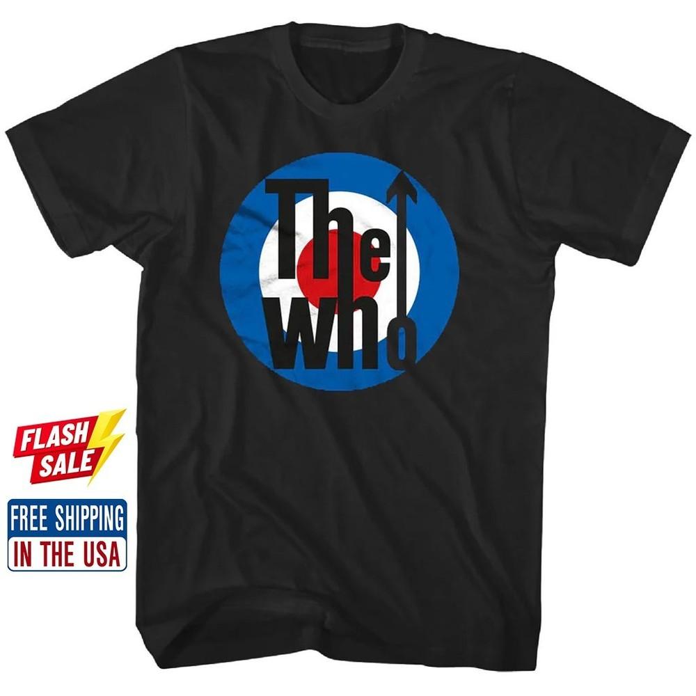 

Vintage The Who Logo T-Shirt, Rock Music Band Merch XL