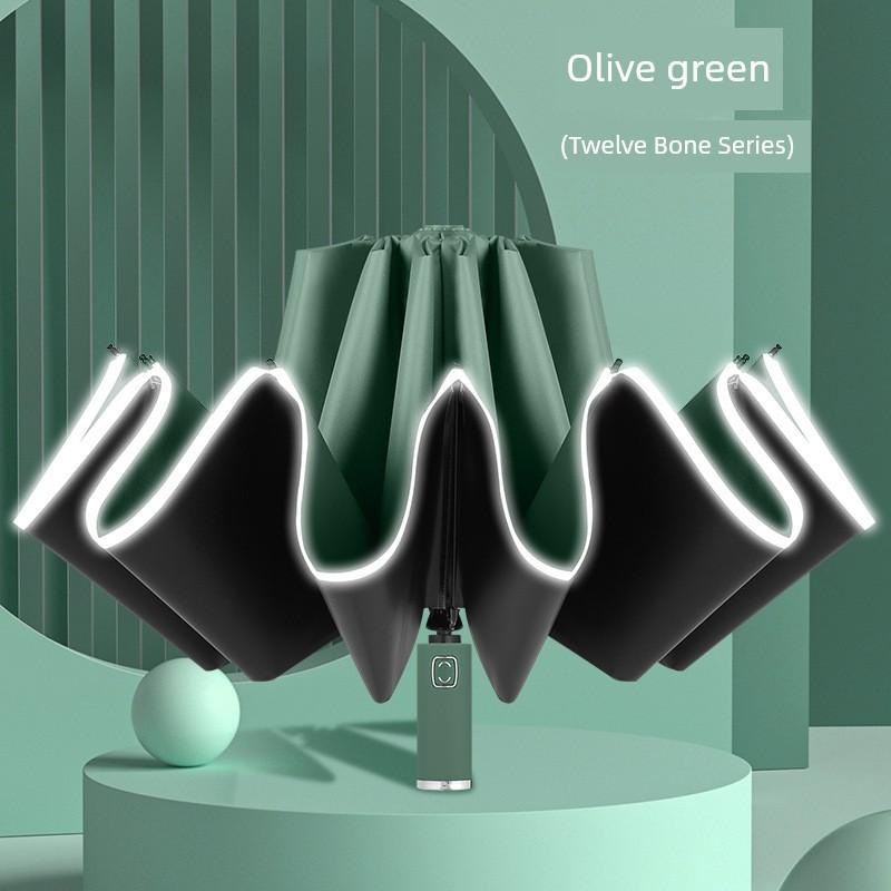 Automatic 16-Bone Reverse Umbrella Car Rain and Rain Dual-Use Boy and Girl Sunshade Foldable Extra Large Thickened Extra Large Wind Resistance